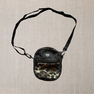 VANS Leopard Print Crossbody Bag